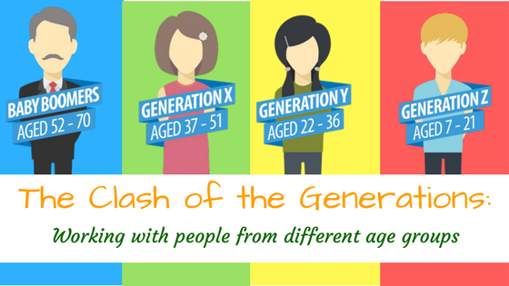 sirene tjene rustfri The Clash of The Generations, working with people from different age groups  | Sign Up Get A Job